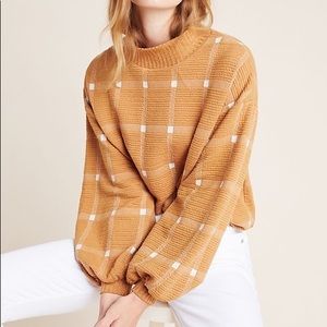 Anthropologie Bonnie Balloon Sleeved Pullover